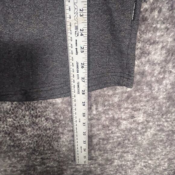 Volcom Henley Sweater Men’s Medium Gray Long Sleeve Lightweight Pocket Pullover - Picture 4 of 14